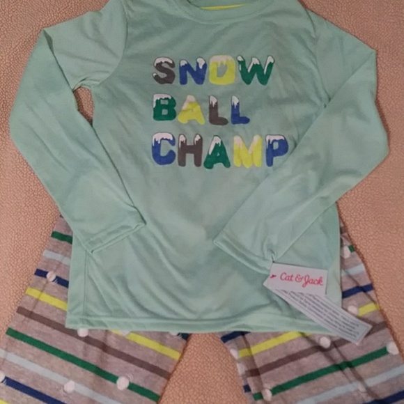 Cat & Jack Other - NWT Cat & Jack Boys PJ Set Medium 8/10